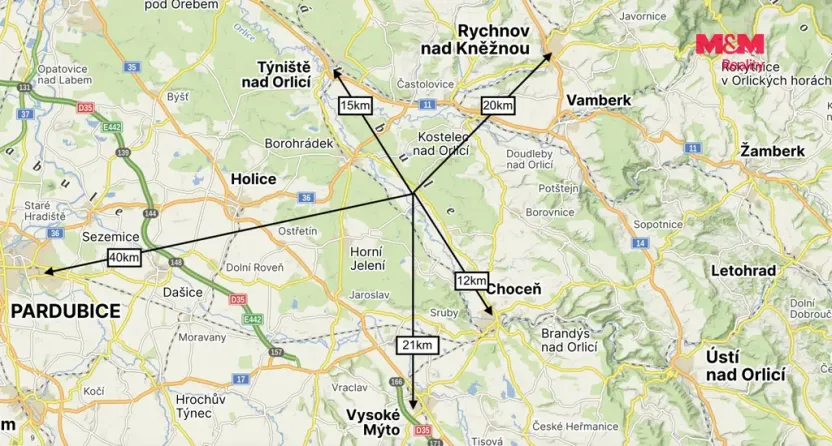 Prodej pozemku pro bydlení, Čermná nad Orlicí - Číčová, 866 m2