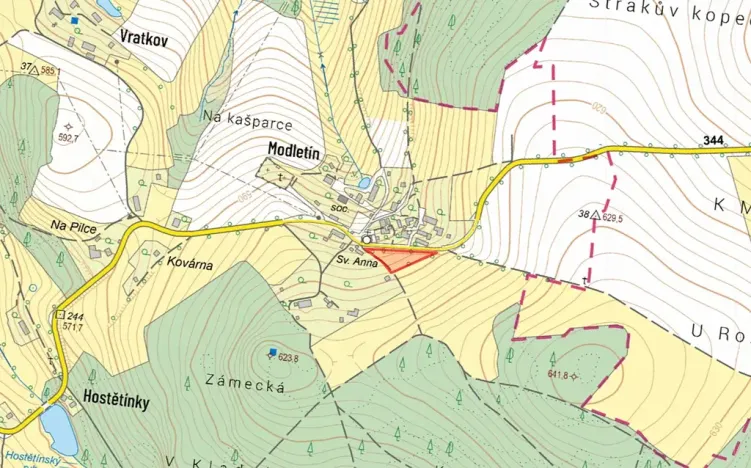 Prodej pozemku pro bydlení, Rušinov, 3343 m2