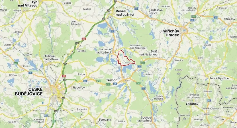 Prodej pozemku, Lužnice, 552 m2