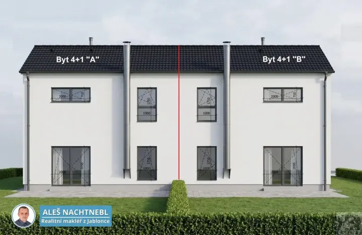 Prodej bytu 4+1, Mnichovo Hradiště, Akátová, 89 m2