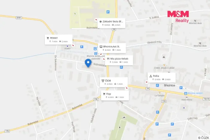 Pronájem bytu 2+kk, Březnice, Rožmitálská, 45 m2