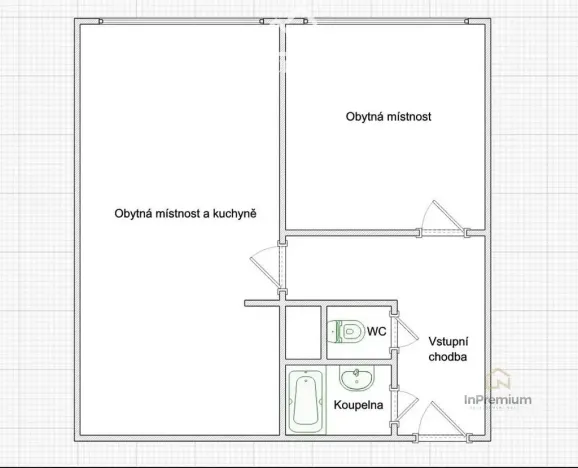 Pronájem bytu 2+kk, Plzeň - Severní Předměstí, Bzenecká, 47 m2