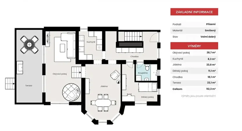 Prodej bytu 5+kk, Praha - Velká Chuchle, Starolázeňská, 157 m2