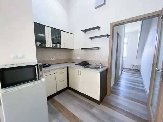 Pronájem bytu 1+kk, Praha - Vršovice, Sevastopolská, 30 m2