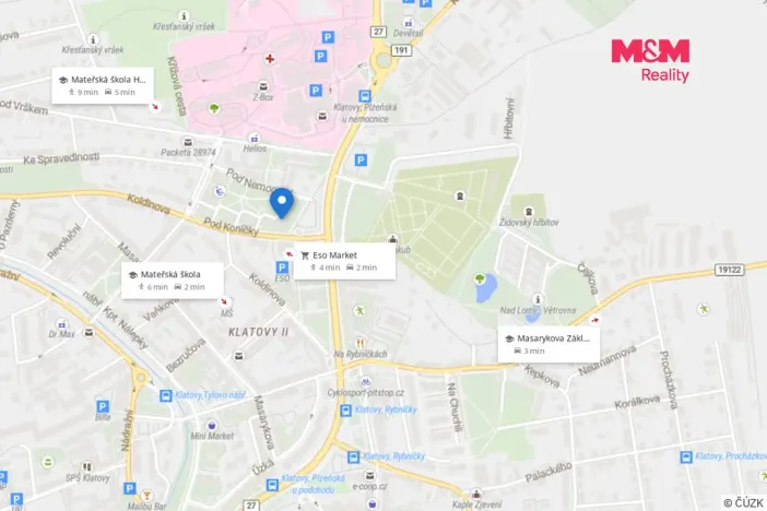 Pronájem bytu 3+1, Klatovy - Klatovy II, Pod Koníčky, 62 m2