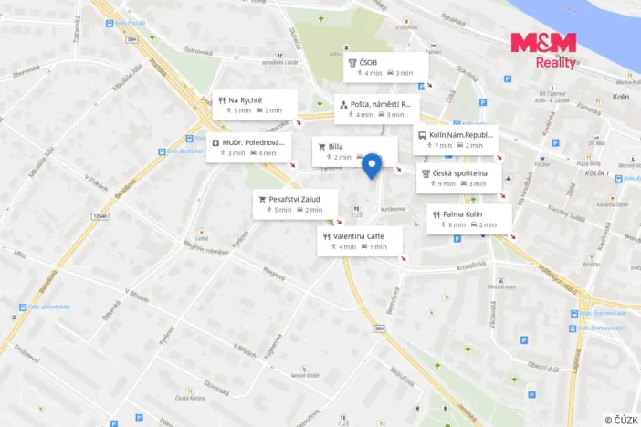 Pronájem obchodního prostoru, Kolín - Kolín II, Tyršova, 124 m2