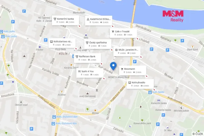 Pronájem obchodního prostoru, Kolín - Kolín I, Kutnohorská, 80 m2
