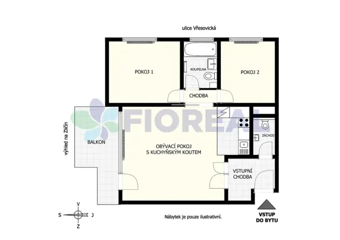 Prodej bytu 3+kk, Praha - Zličín, Vřesovická, 85 m2