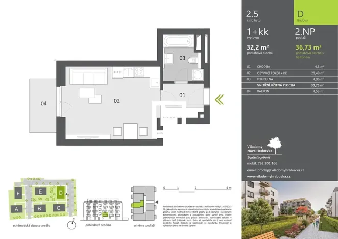 Prodej bytu 1+kk, Ostrava, Provaznická, 32 m2
