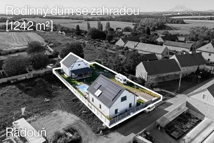Prodej rodinného domu, Mělnické Vtelno - Radouň, Mělnická, 221 m2