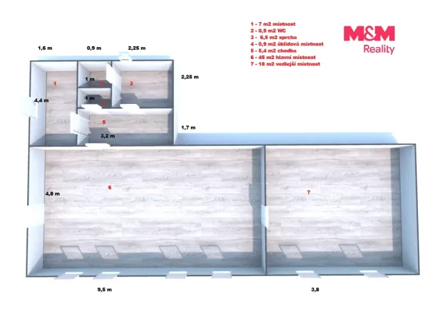 Pronájem obchodního prostoru, Staré Město, Železniční I, 83 m2