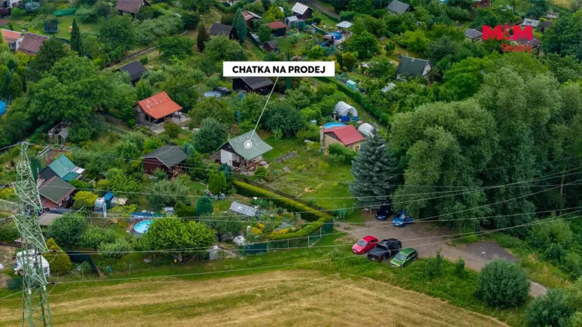 Prodej zahrady, Děčín, 384 m2