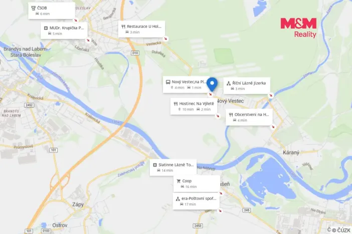 Pronájem chaty, Nový Vestec, Pod Bažantnicí, 35 m2