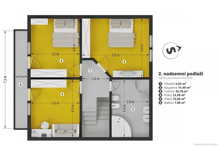 Prodej rodinného domu, Ondřejov, Pod Oborou, 276 m2
