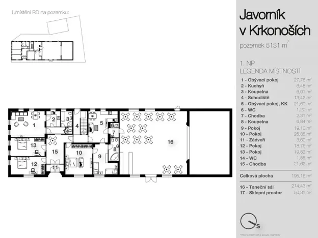 Prodej ubytování, Rudník, 433 m2