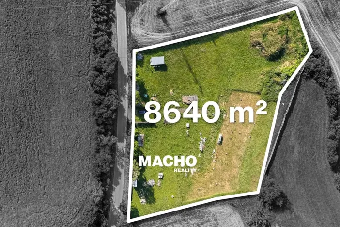 Prodej komerčního pozemku, Drevníky, 8640 m2