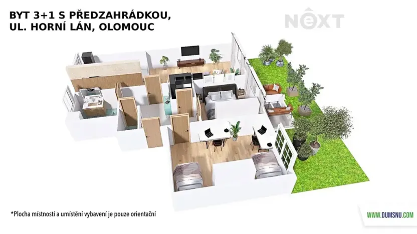 Prodej bytu 3+1, Olomouc, Horní lán, 97 m2