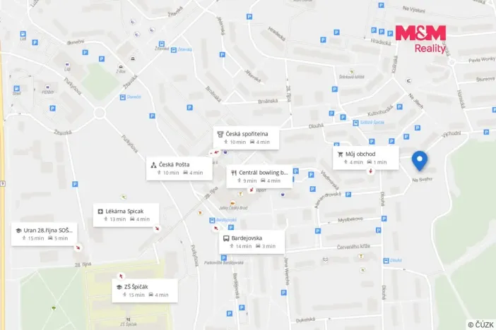 Pronájem bytu 2+kk, Česká Lípa, Na Svahu, 40 m2