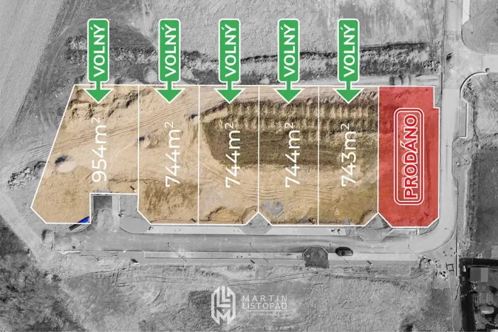 Prodej pozemku pro bydlení, Komárov, 744 m2