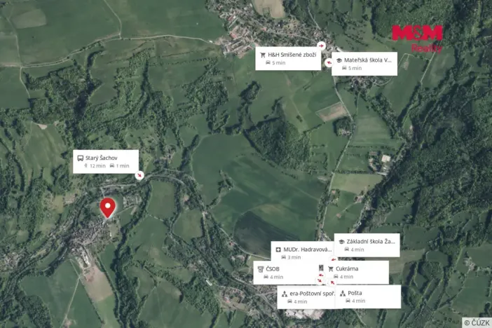 Prodej pozemku pro bydlení, Starý Šachov - Malý Šachov, 1505 m2