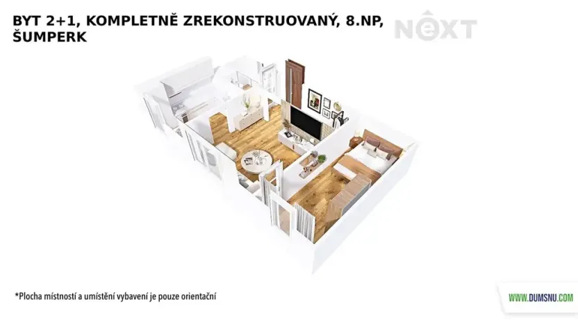 Prodej bytu 2+1, Šumperk, Jugoslávská, 46 m2