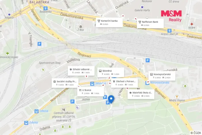 Prodej bytu 3+kk, Praha, Skloněná, 55 m2