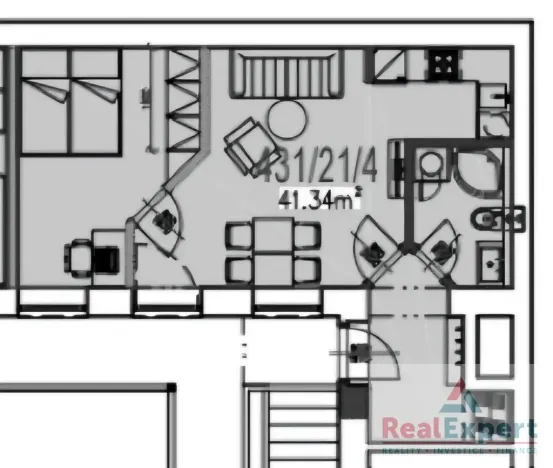 Pronájem bytu 2+kk, Praha - Vinohrady, Máchova, 42 m2