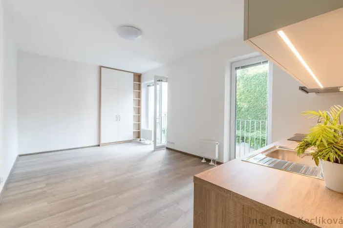 Pronájem bytu 1+kk, Brno - Zábrdovice, Francouzská, 30 m2