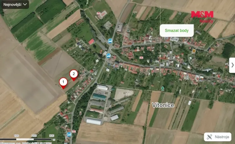 Prodej pozemku pro bydlení, Vítonice, 2309 m2