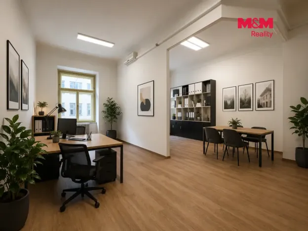 Pronájem kanceláře, Praha - Vinohrady, náměstí Míru, 74 m2
