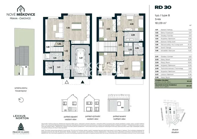 Prodej rodinného domu, Praha - Miškovice, Polabská, 161 m2