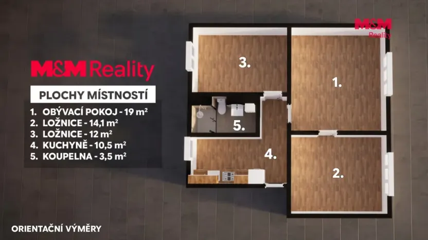 Prodej bytu 3+1, Děčín - Děčín IV-Podmokly, 65 m2