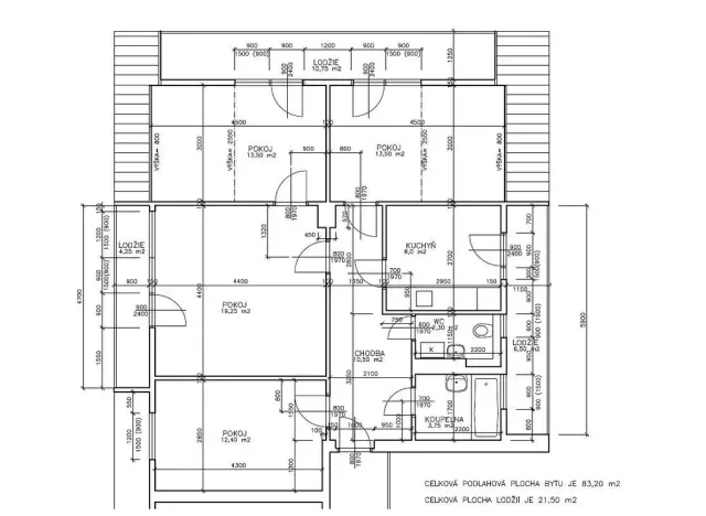 Prodej bytu 4+1, Praha - Liboc, Pod cihelnou, 110 m2
