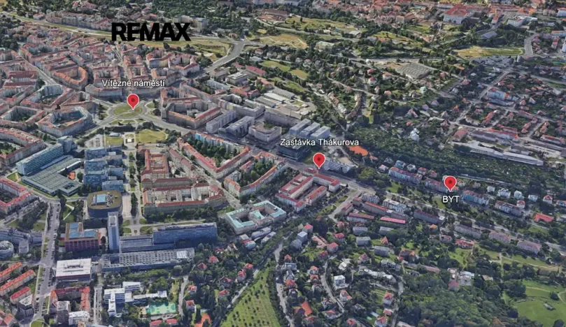 Pronájem bytu 1+kk, Praha - Dejvice, Velvarská, 44 m2