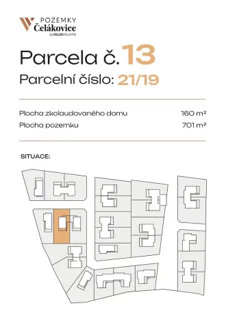 Prodej pozemku, Čelákovice - Záluží, Mstětická, 701 m2