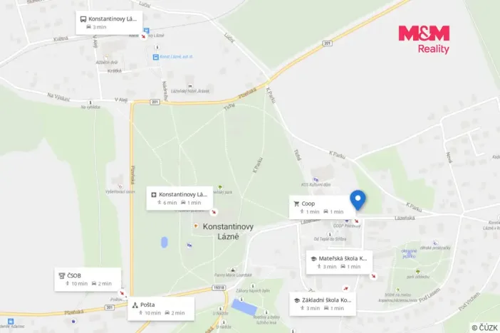 Pronájem obchodního prostoru, Konstantinovy Lázně, Lázeňská, 32 m2