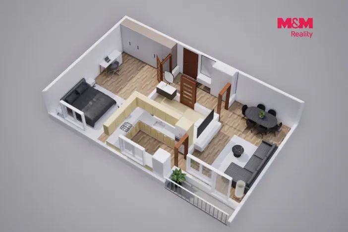 Prodej bytu 2+1, Ústí nad Labem - Střekov, Nová, 62 m2