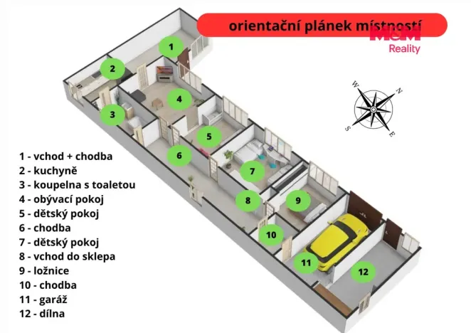 Prodej rodinného domu, Golčův Jeníkov, Mírová, 100 m2