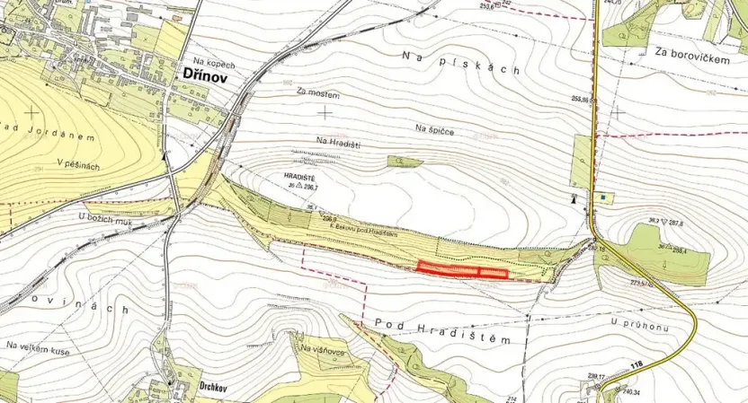 Prodej pole, Dřínov, 8795 m2