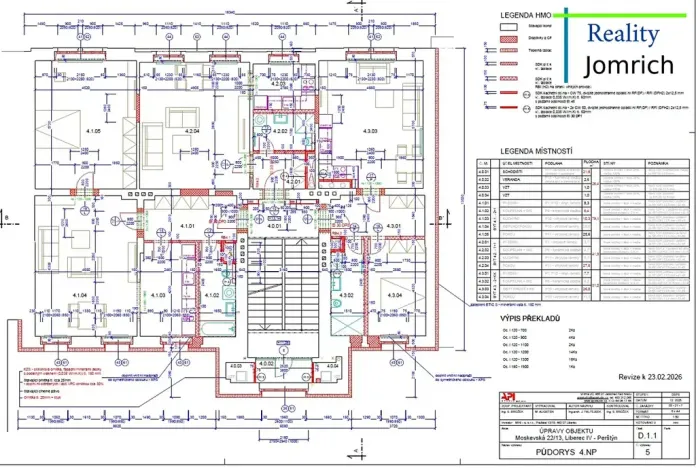 Pronájem bytu 2+kk, Liberec, Moskevská, 51 m2