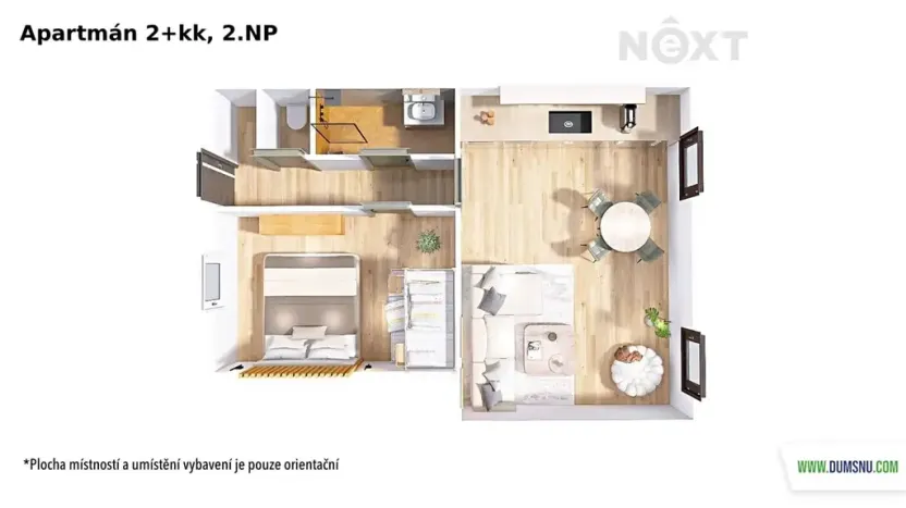 Prodej apartmánu, Staré Město, Sportovní, 57 m2