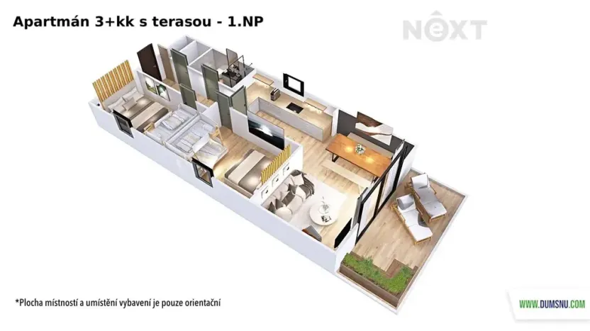 Prodej apartmánu, Staré Město, Sportovní, 83 m2