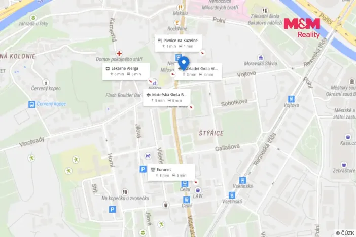 Prodej bytu 3+kk, Brno - Štýřice, Vídeňská, 52 m2