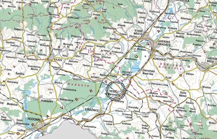 Prodej pole, Veselí nad Moravou, 2555 m2