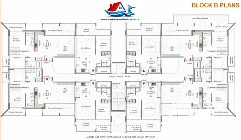 Prodej bytu 1+1, Kapparis, Kypr, 52 m2