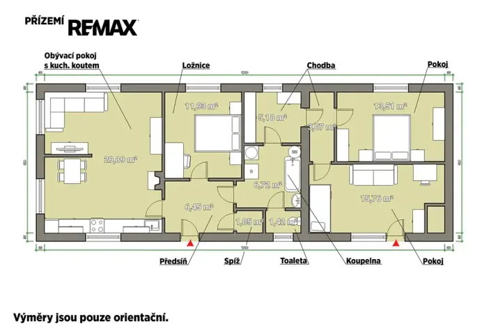 Prodej rodinného domu, Mezholezy, 96 m2