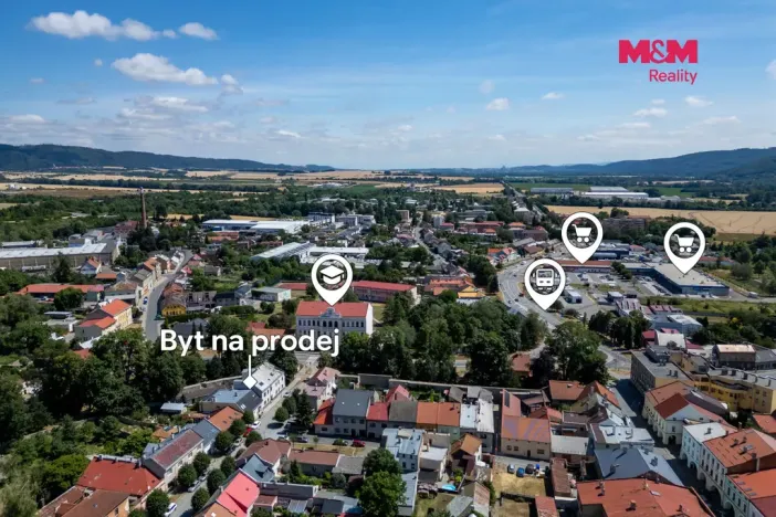 Prodej bytu 1+kk, Lipník nad Bečvou - Lipník nad Bečvou I-Město, Palackého, 56 m2