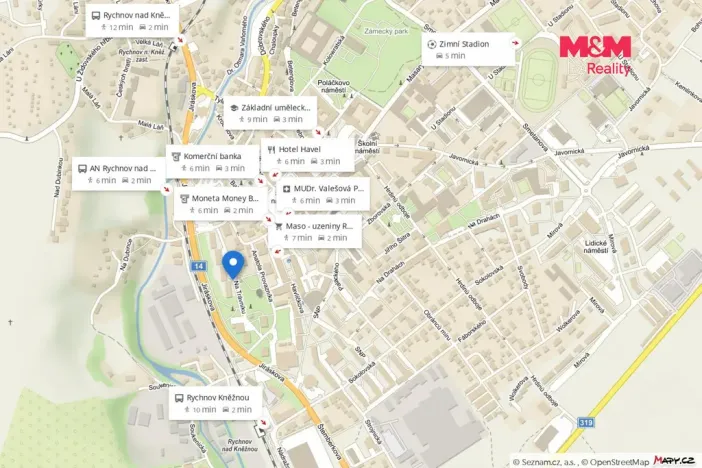 Prodej bytu 3+1, Rychnov nad Kněžnou, Na Trávníku, 65 m2