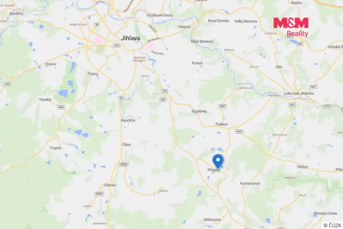 Prodej pozemku pro bydlení, Brtnice - Příseka, 980 m2