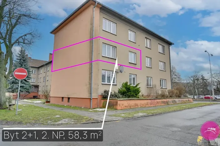 Pronájem bytu 2+1, Olomouc, Ladova, 58 m2